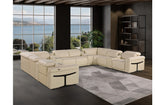 1126 DivanItalia Beige 12-Piece Sectional with 4 Power Recliners and Power HeadrestsModel:  1126-BEIGE-12PC-4PWR-U-SECTIONAL-GROUP